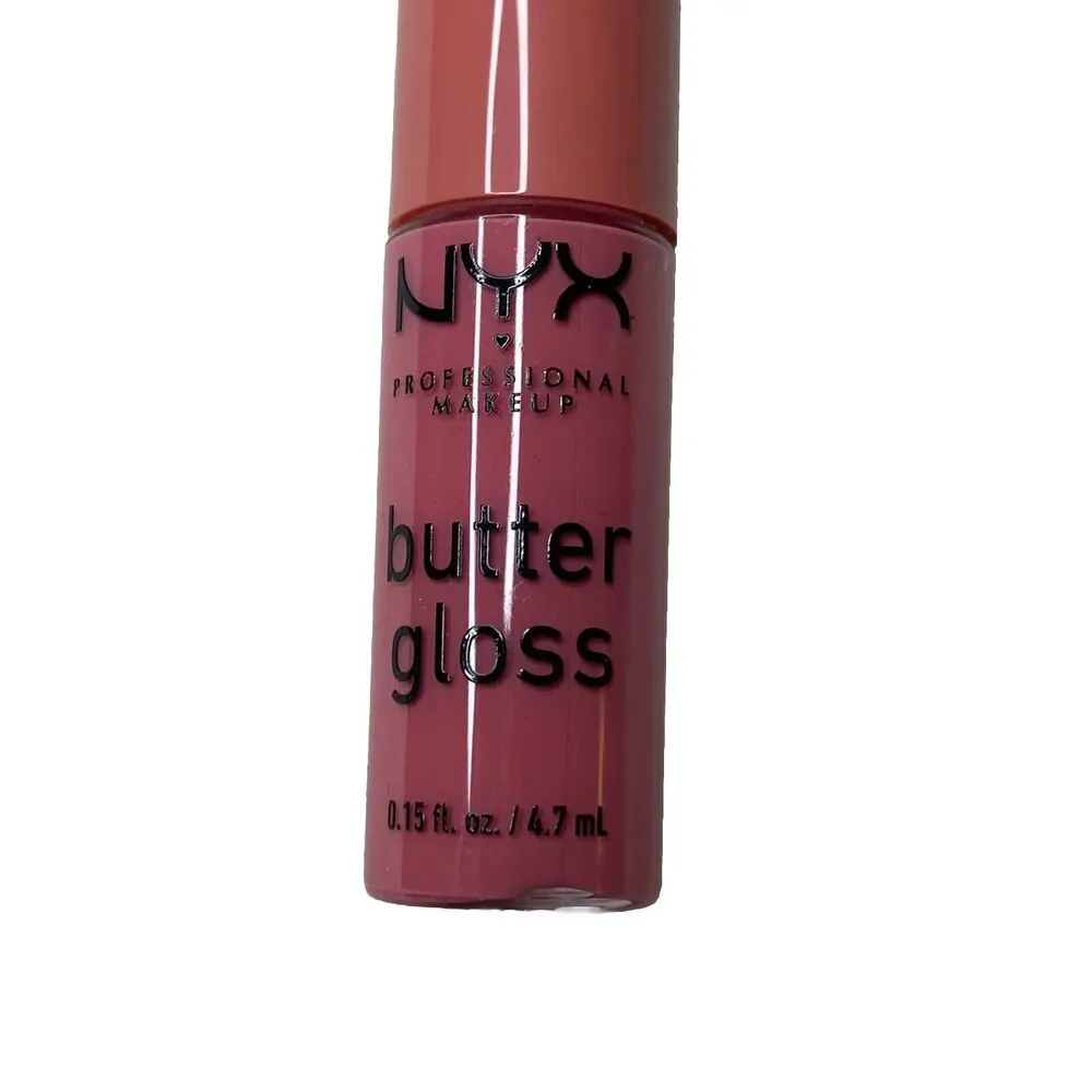 NYX Butter Gloss Creme Brulee Lip Gloss - Non-Sticky, Natural Shine - 0.15 Oz